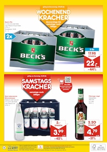 Becks im aktuellen Netto Marken-Discount Prospekt (Dresden) Becks im Netto Marken-Discount Prospekt "DER ORT, AN DEM DU IMMER AUSGEZEICHNETE PREISE FINDEST." mit 6 Seiten (Dresden)