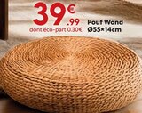 Pouf Wond en promo chez Maxi Bazar Montreuil à 39,99 €