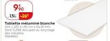 Weldom Sigean - Promo Tablette mélaminé blanche Promo Tablette mélaminé blanche à 9,90 € dans le catalogue Weldom à Sigean
