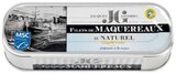 Filets de maquereaux au naturel - Jacques Gonidec dans le catalogue NaturéO