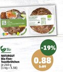 Bio Finn-Toastbrötchen Angebote von NATURGUT bei Penny-Markt Dortmund für 0,88 €