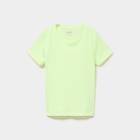 Promo T-shirt col rond manches courtes jaune fluo fille à 2,99 € dans le catalogue La Halle à Le Grand-Quevilly