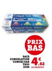 Sacs Congélation x100 - Congel'Sak Trio en promo chez U Express Pau à 4,82 €