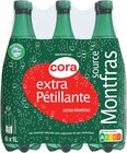 Promo Eau minérale extra pétillante source Montfras à 2,09 € dans le catalogue Cora à Moulins-lès-Metz