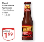 Internationale Würzsauce im Angebot bei GLOBUS in Pirmasens Internationale Würzsauce Angebote von Maggi bei GLOBUS Pirmasens für 1,99 €