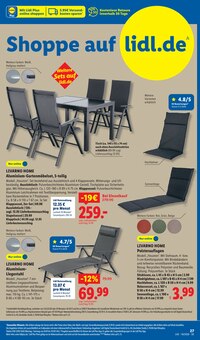 Gartenmöbel im Lidl Prospekt "LIDL LOHNT SICH" mit 73 Seiten (Paderborn)