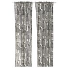 2 Gardinenschals weiß/schwarz/mit Gardinenband von TEMPELFLY für 49,99 € bei IKEA im Angebot 2 Gardinenschals weiß/schwarz/mit Gardinenband von TEMPELFLY im aktuellen IKEA Prospekt