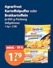 Kartoffelpuffer Angebote von Agrarfrost bei V-Markt Memmingen für 1,79 €
