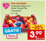 Aktuelles Pink Lady Äpfel Angebot bei Netto Marken-Discount in Freiburg (Breisgau) ab 3,99 €