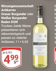 Grauer Burgunder Baden DQW im Angebot bei GLOBUS in Salzgitter Grauer Burgunder Baden DQW Angebote von Winzergenossenschaft Achkarren bei GLOBUS Salzgitter für 4,99 €