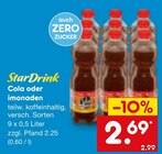 Cola Angebote von StarDrink bei Netto Marken-Discount Monheim für 2,69 €
