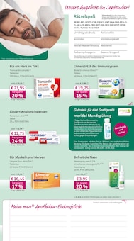 Nasenspray im aktuellen mea - meine apotheke Prospekt (Dresden) Nasenspray im mea - meine apotheke Prospekt "Unsere September-Angebote" mit 4 Seiten (Dresden)