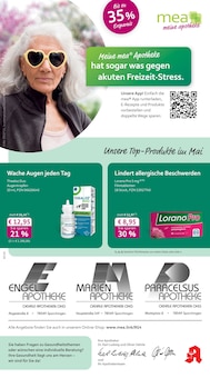 Aktueller mea - meine apotheke Prospekt "Unsere Mai-Angebote" für Spaichingen Aktueller mea - meine apotheke Prospekt für Spaichingen mit Seiten