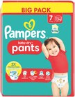 Couches culottes baby-dry - PAMPERS dans le catalogue Cora