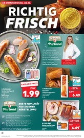 Rollbraten im Kaufland Prospekt in Potsdam Aktueller Kaufland Prospekt mit Rollbraten, "RICHTIG FRISCH", Seite 28
