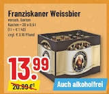 Weissbier im Angebot bei Trinkgut in Münster Weissbier Angebote von Franziskaner bei Trinkgut Münster für 13,99 €