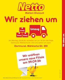 Der aktuelle Netto Marken-Discount Prospekt Wir ziehen um.