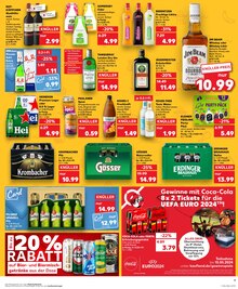 Coca Cola im Kaufland Prospekt "Aktuelle Angebote" mit 28 Seiten (Ulm)