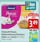 Poésie Katzennahrung Classique Gelee oder Sauce bei EDEKA im Rastatt Prospekt für 2,99 €