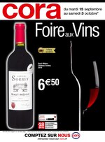 Catalogue Cora à Bagneux, avec 32 pages Prospectus Cora à Bagneux, "Foire aux vins", 32 pages, 15/09/2020 - 03/10/2020