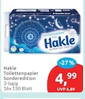 Toilettenpapier Sonderedition von Hakle für 4,99 € bei budni im Angebot Toilettenpapier Sonderedition von Hakle im aktuellen budni Prospekt
