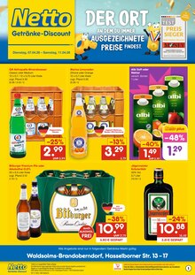 Aktueller Netto Marken-Discount Waldsolms Prospekt Netto Marken-Discount Waldsolms Prospekt "DER ORT, AN DEM DU IMMER AUSGEZEICHNETE PREISE FINDEST." mit 2 Seiten