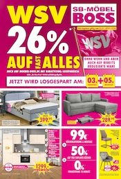Ecksofa Angebot & Preis im aktuellen SB Möbel Boss Prospekt Ecksofa Angebot im aktuellen SB Möbel Boss Prospekt auf Seite 1