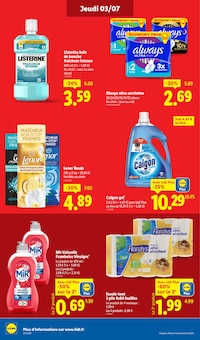 Promo Hygiène Intime dans le catalogue Lidl du moment à la page 14