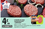 4 hachés de veau façon boucher - TENDRIADE à 4,99 € dans le catalogue E.Leclerc