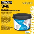 Promo EXPRESS BLANC MAT 10L à 34,90 € dans le catalogue Brico Dépôt à Pontivy