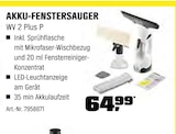 Akku-Fenstersauger WV 2 Plus P von Kärcher im aktuellen OBI Prospekt für 64,99 €