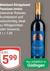 Passione Invino von Weinland Königsbach für 5,99 € bei GLOBUS im Angebot Passione Invino von Weinland Königsbach im aktuellen GLOBUS Prospekt