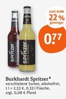 Spritzer im Angebot bei tegut in Stuttgart Spritzer Angebote von Burkhardt bei tegut Stuttgart für 0,77 €