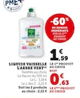 Liquide vaisselle - L'ARBRE VERT dans le catalogue Super U