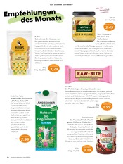 Milch Angebote im Prospekt "Alnatura Magazin" von Alnatura auf Seite 38