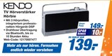 Aktuelle Fernseher Angebote bei expert in Freiberg Aktuelles TV Hörverstärker Hörbie Angebot bei expert in Freiberg ab 139,00 €