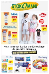 Catalogue Stokomani à Linas, avec 9 pages Prospectus Stokomani à Linas, "Nous sommes leader du déstockage de grandes marques et c'est vous qui en profitez !", 9 pages, 20/05/2022 - 31/05/2022