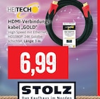 HDMI-Verbindungskabel GOLD im Angebot bei Kaufhaus Stolz in Greifswald HDMI-Verbindungskabel GOLD Angebote von Heitech bei Kaufhaus Stolz Greifswald für 6,99 €