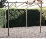 Pergola droite en pin en promo chez Hyper U Noisy-le-Sec à 99,99 €