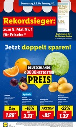 Lidl Pflaumen im Prospekt 