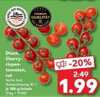 Aktuelles Dtsch. Cherryrispentomaten, rot Angebot bei Kaufland in Bonn ab 1,99 €