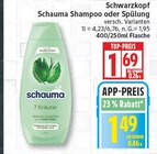 Schauma Shampoo von Schwarzkopf für 1,49 € bei EDEKA im Angebot Schauma Shampoo von Schwarzkopf im aktuellen EDEKA Prospekt