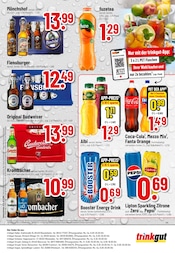 Aktueller Trinkgut Prospekt mit Budweiser, "Aktuelle Angebote", Seite 8