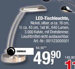 Aktuelles LED-Tischleuchte Angebot bei Opti-Wohnwelt in Bremerhaven ab 49,90 €