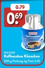 Kaffeesahne Kännchen im ALDI SÜD Prospekt Kaffeesahne Kännchen von Milsani im aktuellen ALDI SÜD Prospekt für 0,69 €