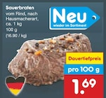 Sauerbraten Angebote bei Netto Marken-Discount Mettmann für 1,69 €