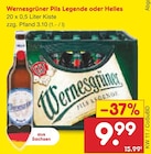 Aktuelles Wernesgrüner Pils Legende oder Helles Angebot bei Netto Marken-Discount in Raguhn-Jeßnitz ab 9,99 €