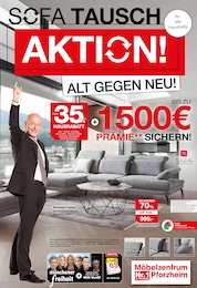Aktueller Möbelzentrum Pforzheim Prospekt, "SOFA TAUSCHAKTION!", mit Angeboten der Woche, gültig von 04.05.2024 bis 04.05.2024