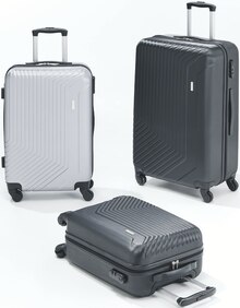 VALISES RIGIDES 4 ROUES - Carrefour Market à Drancy VALISES RIGIDES 4 ROUES en promo chez Carrefour Market Drancy à 29,00 €