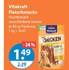 Fleischsnacks von Vitakraft im aktuellen V-Markt Prospekt für 1,49 €